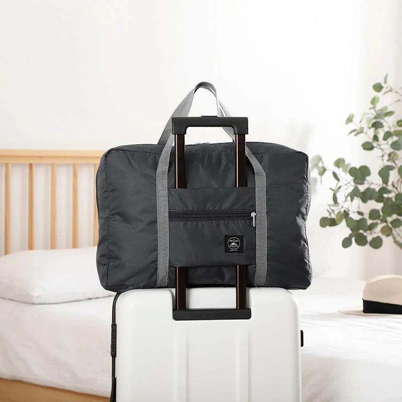 Portable Foldable Travel Duffle Bag Large Capacity Sports Gym Bag, Lightweight Carry On Luggage Duffle Bag Coach Bag Travel Bag