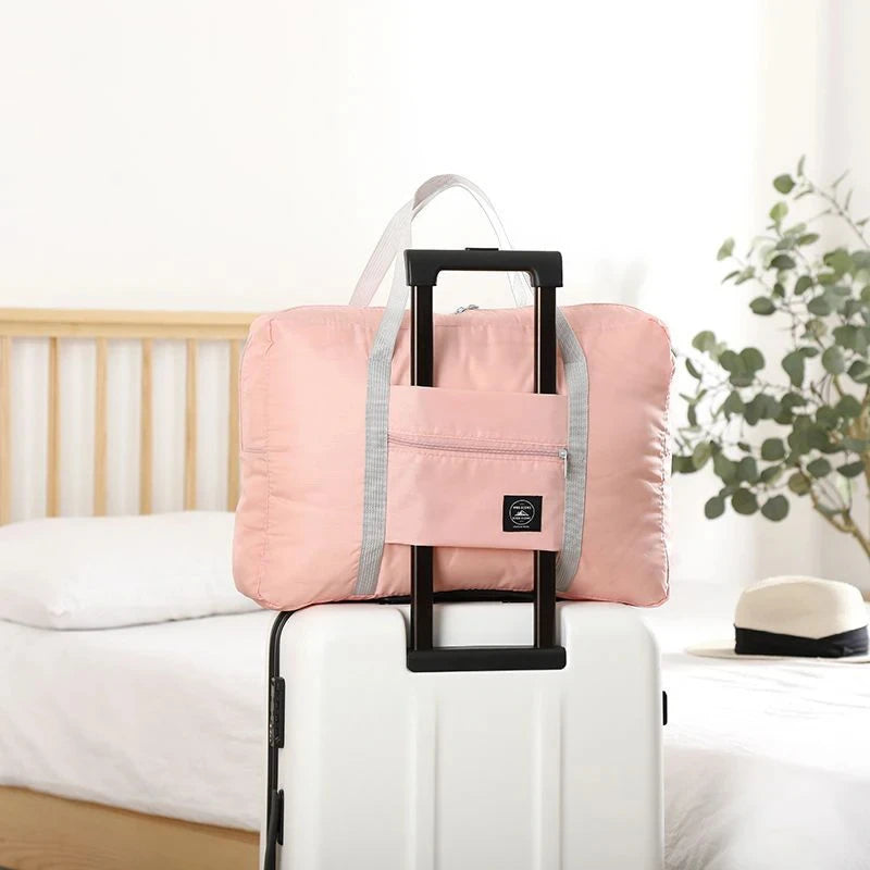 Portable Foldable Travel Duffle Bag Large Capacity Sports Gym Bag, Lightweight Carry On Luggage Duffle Bag Coach Bag Travel Bag