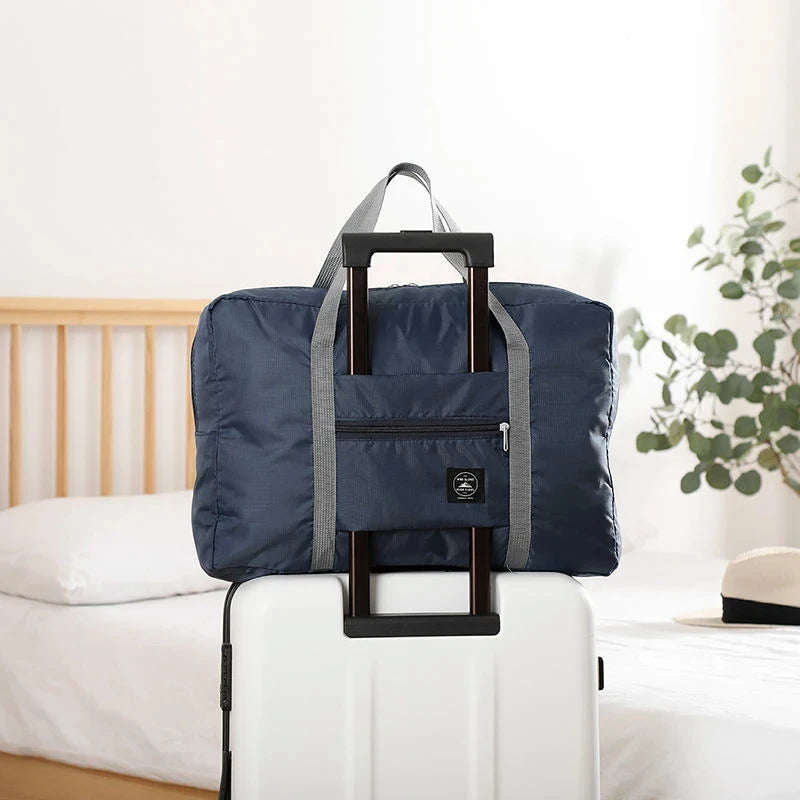 Portable Foldable Travel Duffle Bag Large Capacity Sports Gym Bag, Lightweight Carry On Luggage Duffle Bag Coach Bag Travel Bag
